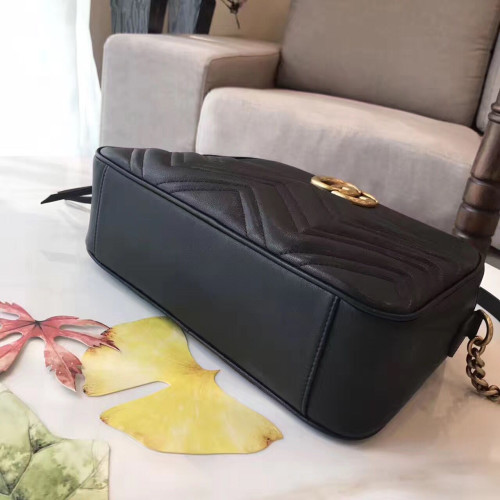 G*u*i-gg-marmont-matelasse-replica-bag-black