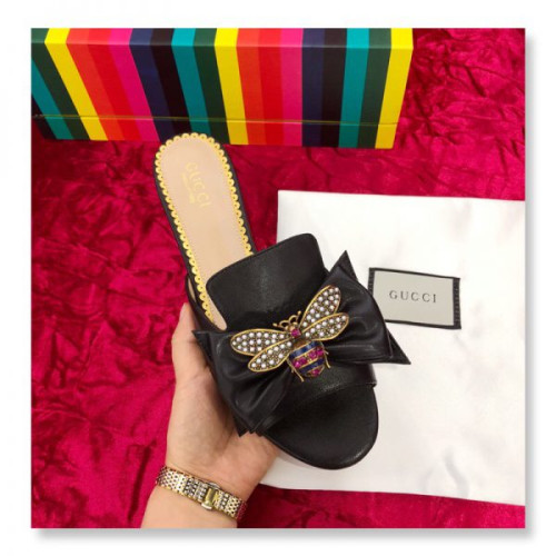 G*u*i-leather-slide-with-bow