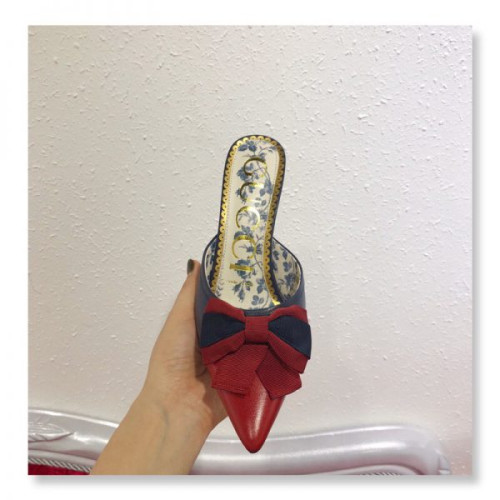 G*u*i-mid-heel-slide-with-web-bow-2