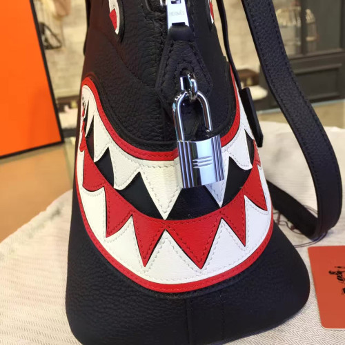 H**mes-bolide-replica-bag-black-2