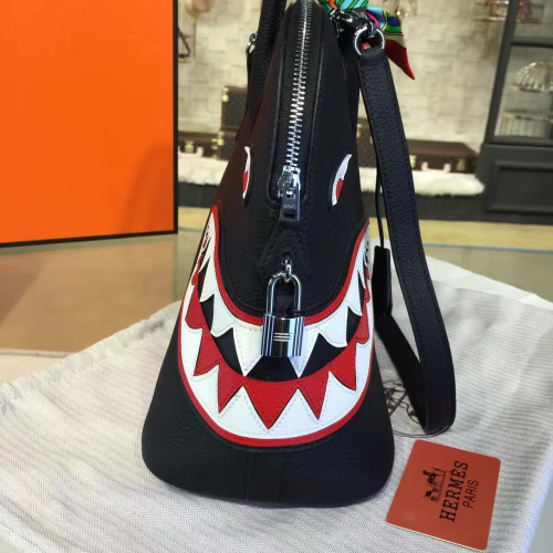 H**mes-bolide-replica-bag-black-2