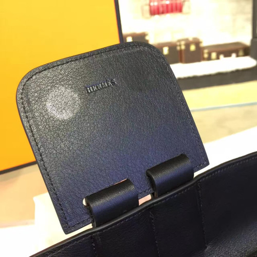 H**mes-clutch-bag-replica-bag-black-7