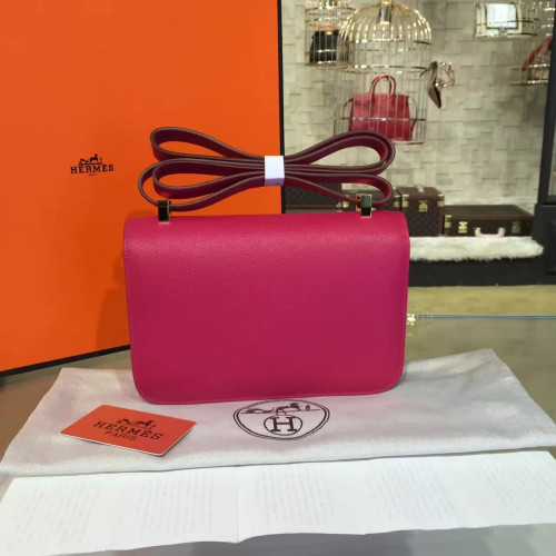 H**mes-constance-replica-bag-deeppink-2