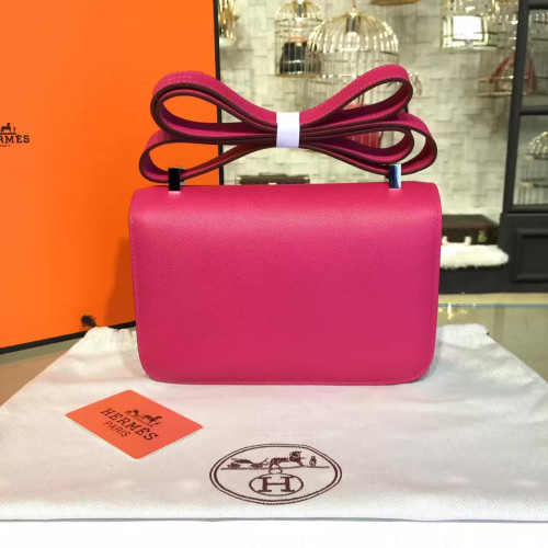 H**mes-constance-replica-bag-deeppink-3