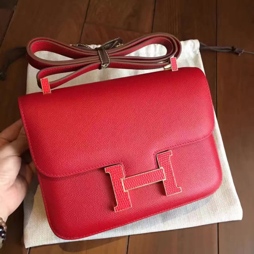 H**mes-constance-replica-bag-red-25