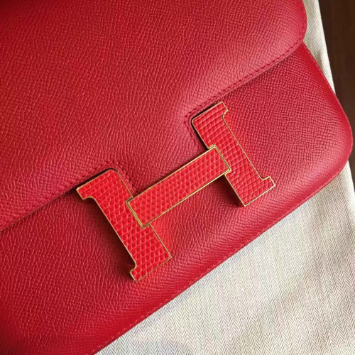 H**mes-constance-replica-bag-red-25