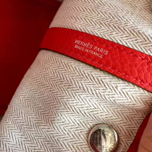 H**mes-garden-party-replica-bag-red