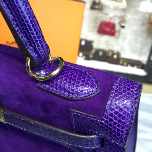 H**mes-kelly-replica-bag-dark-purple