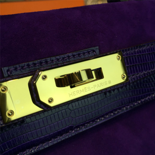 H**mes-kelly-replica-bag-dark-purple
