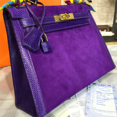 H**mes-kelly-replica-bag-dark-purple