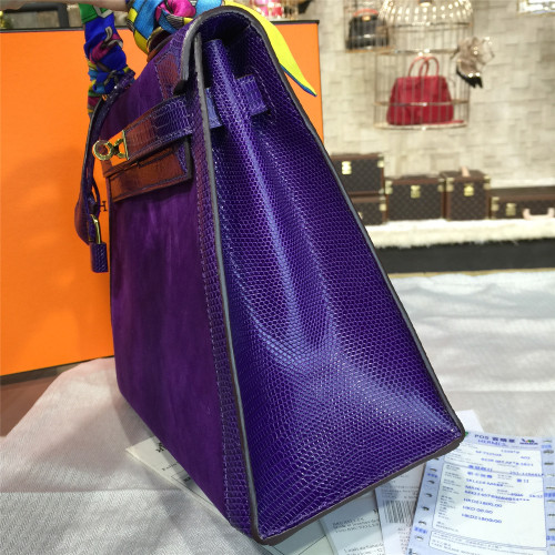 H**mes-kelly-replica-bag-dark-purple