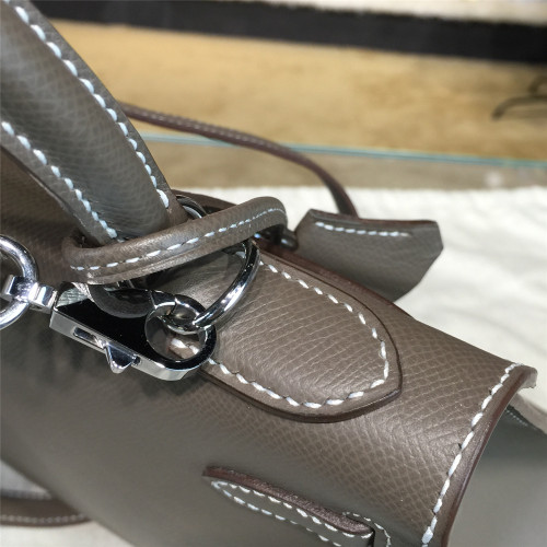H**mes-kelly-replica-bag-gray