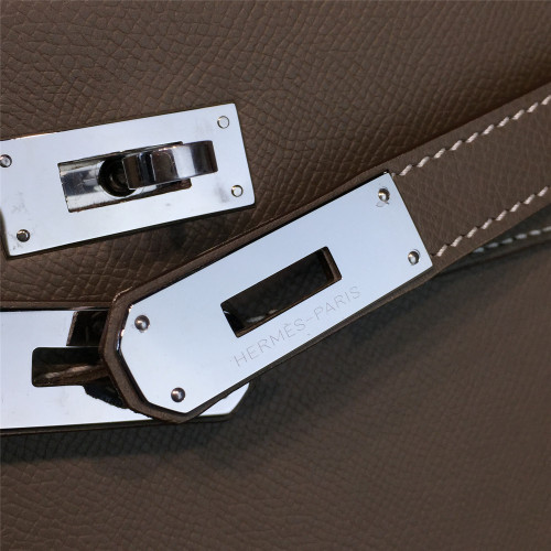 H**mes-kelly-replica-bag-gray