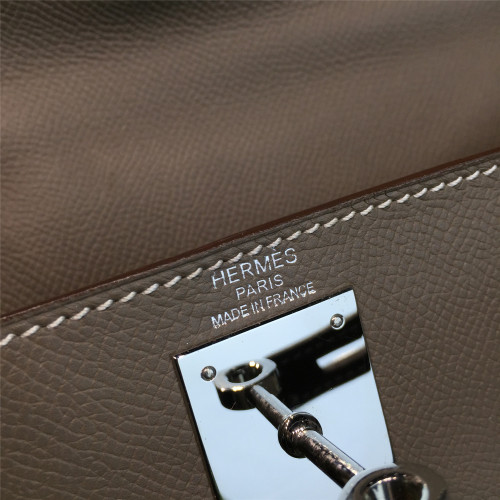 H**mes-kelly-replica-bag-gray