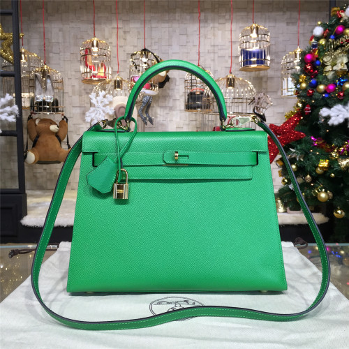 H**mes-kelly-replica-bag-green-3