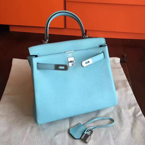 H**mes-kelly-replica-bag-lightblue