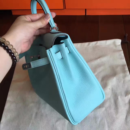 H**mes-kelly-replica-bag-lightblue