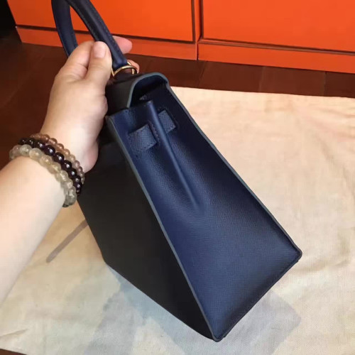 H**mes-kelly-replica-bag-navyblue