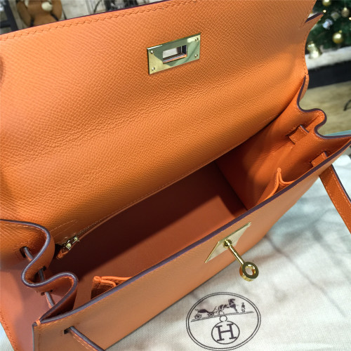 H**mes-kelly-replica-bag-orange-3