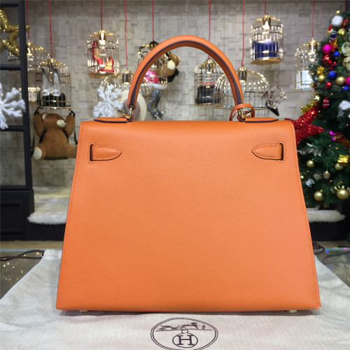 H**mes-kelly-replica-bag-orange-3