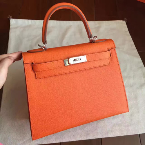 H**mes-kelly-replica-bag-orange