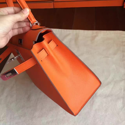 H**mes-kelly-replica-bag-orange