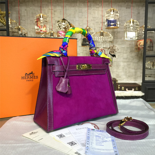 H**mes-kelly-replica-bag-purple-2