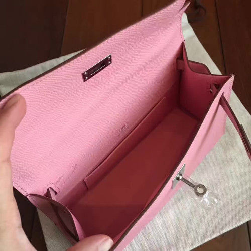 H**mes-mini-kelly-replica-bag-pink
