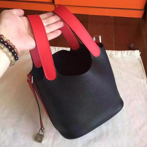 H**mes-picotin-lock-replica-bag-black-11