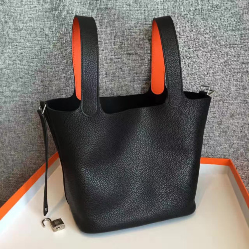 H**mes-picotin-lock-replica-bag-black-14