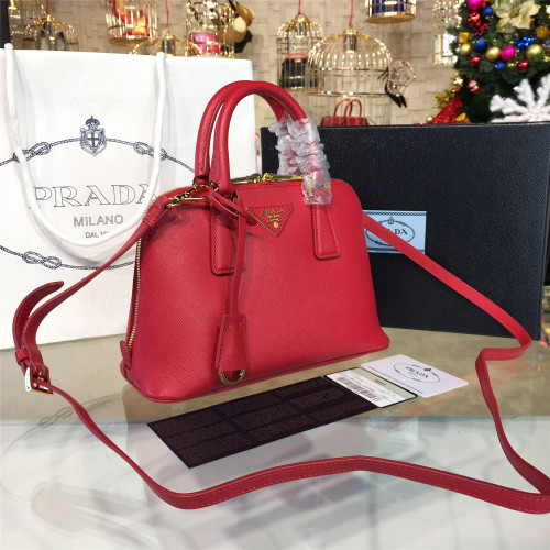 Pra*a-promenade-bag-replica-bag-red