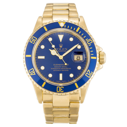 R*l*x-submariner-blue-dial-16618